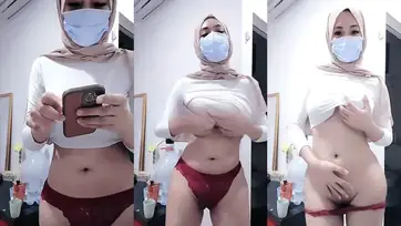 Live Jilbab Toge Cantik Citra Goyang Hot Lumer